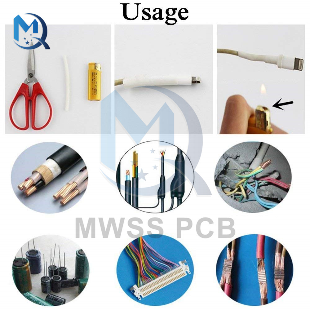 127/140/328/530Pcs Assorted Polyolefin Schrumpfschlauch Rohr Kabel Sleeves Wrap Draht Set 8 größe Multicolor/Schwarz Draht Kabel