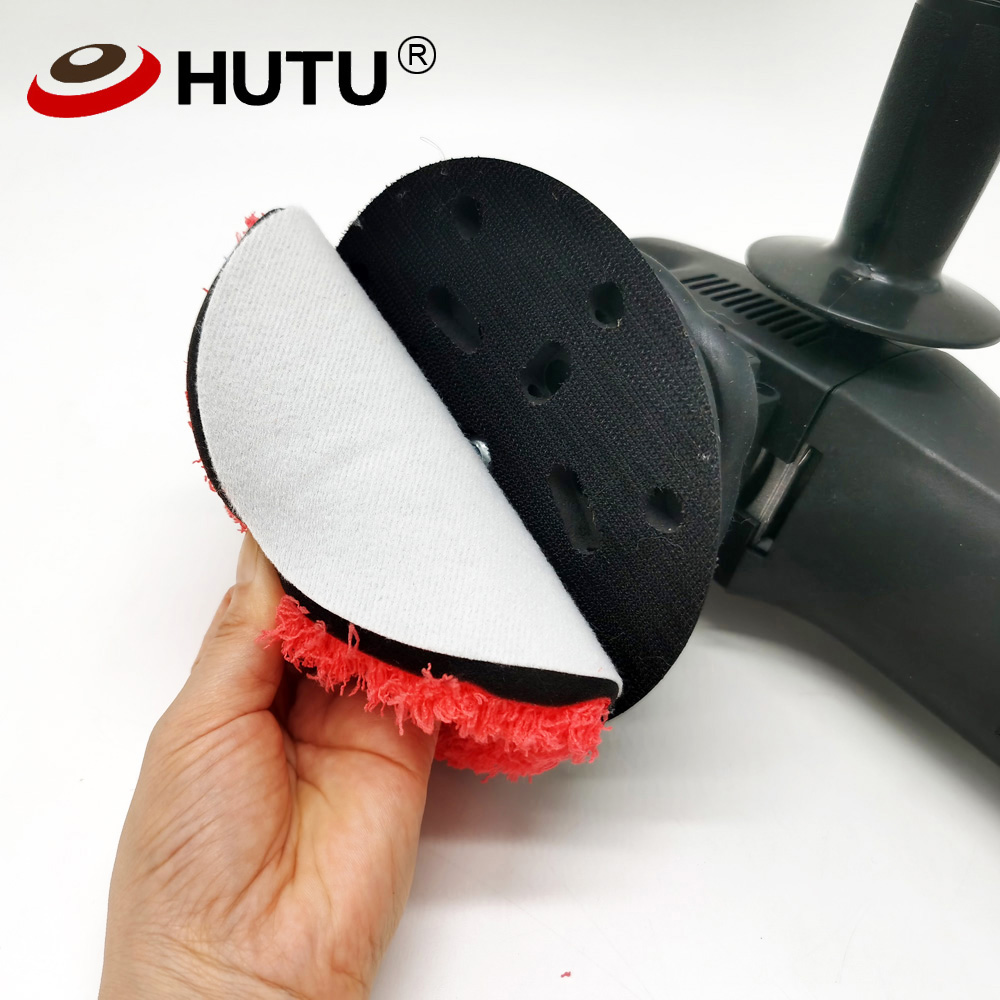 3/4/5/6/7Inch Sợi Nhỏ Đánh Bóng Cho Xe Ô Tô Cơ Thể Ba Lan Vi Sợi Đánh Bóng bánh Xe Cho DA/RO Xe Máy Đánh Bóng