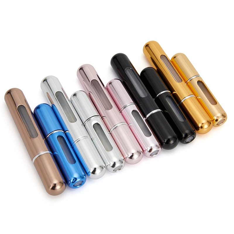 Chai Nước Hoa Bộ 8Ml 5Ml Lọ Chai Với Máy Bơm Xịt Trống Hộp Đựng Mỹ Phẩm Du Lịch Atomizer Chai Miễn Phí Vận Chuyển