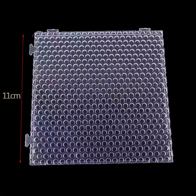 4 pièces/5mm panneau perforé perles d'eau collantes outil accessoires fusible perles puzzle eau perle jouets éducatifs bricolage perles magiques