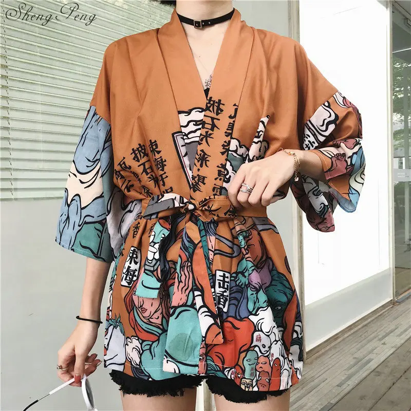 일본 전통 기모노, 유카타 여성 기모노 코스프레 기모노 여성 전통 일본 기모노 기모노 소녀 V730