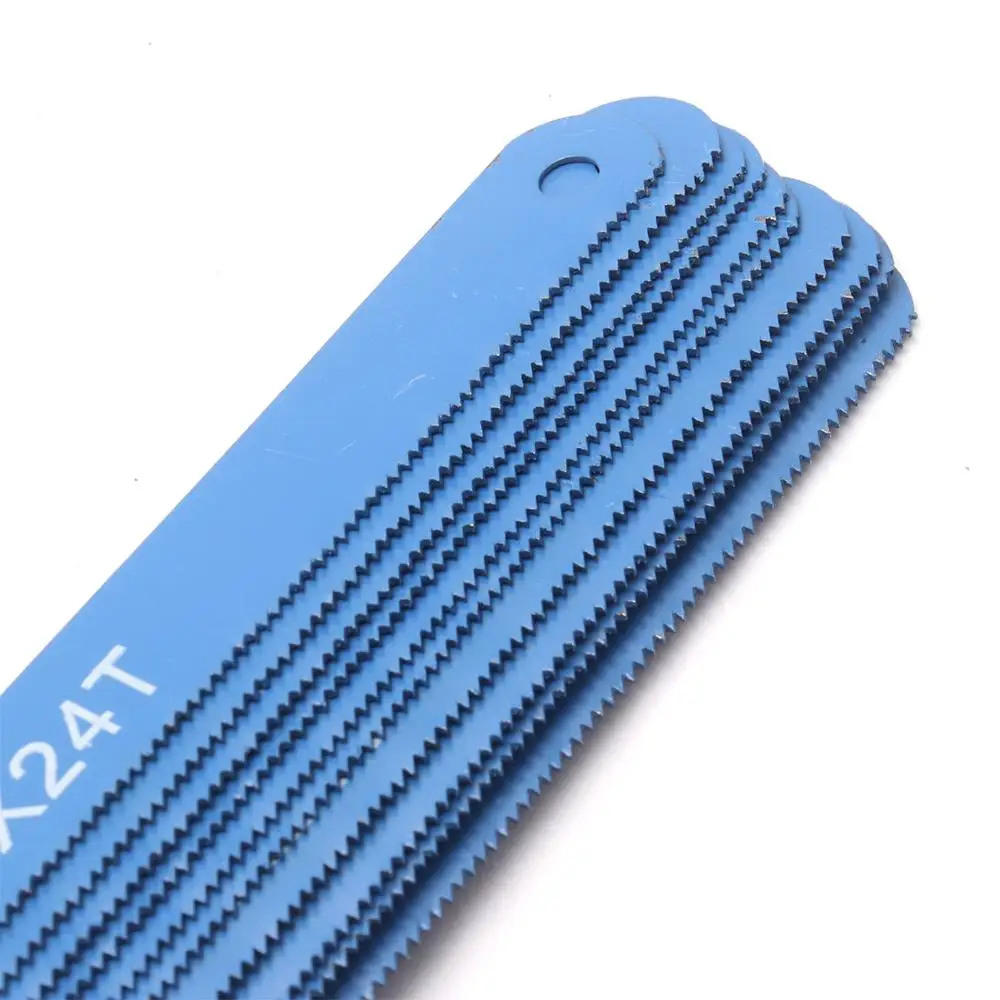 10 Chiếc Màu Xanh Đen Thép Carbon Lưỡi Cưa Lưỡi Dài 300 Mm Gia Công Kim Loại Lưỡi Dao Cắt Kim Loại Dụng Cụ Phụ Kiện