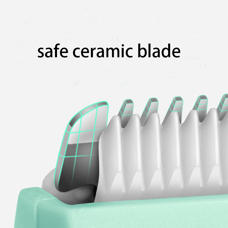 Kemei-cortadora de pelo de bebé para niños, Kit de corte de pelo inalámbrico, recargable e impermeable, cuchilla de cerámica, silencioso, 811