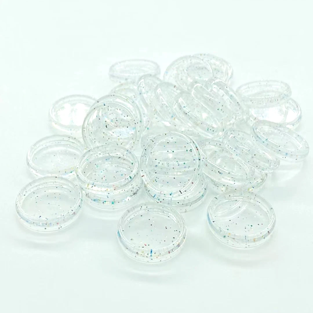 100 stücke 23mm Bindung Scheiben Transparente Bindung Disc Kunststoff Runde Scheiben Binder Zubehör Pilz Loch Notebook Bindung Ring
