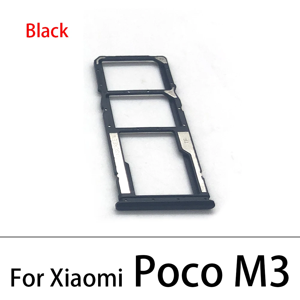 Khe Cắm Sim Khay Đựng Dành Cho Xiaomi Poco M3 SD Thẻ Khay Đựng Điện Thoại Phụ Kiện Thay Thế Dành Cho Xiaomi Poco F3 khay Sim
