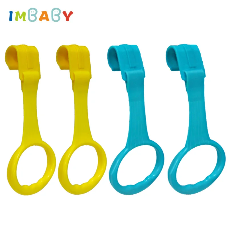 IMBABY 4 ชิ้น/ล็อตดึงแหวนสําหรับ Playpen เด็ก Crib Hooks ทั่วไปใช้ตะขอเตียงแหวนตะขอแขวนแหวนช่วยเด็กอุปกรณ์เสริม