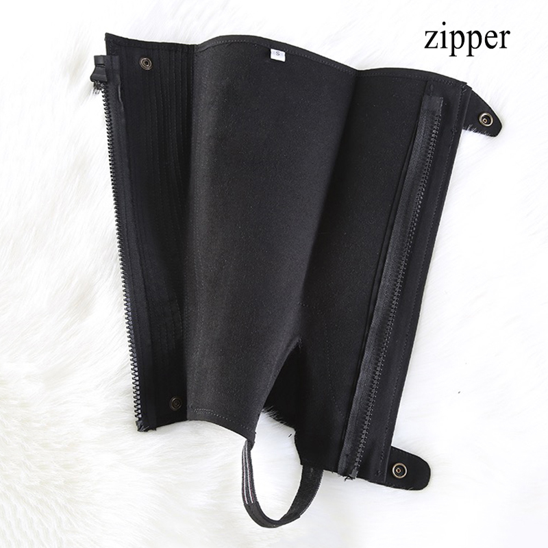 ไมโครไฟเบอร์ Equestrian Gaiter Half Chaps ทนทานขี่ม้ารองเท้าผู้ใหญ่เด็กขา GUARD Leggings Equitation อุปกรณ์