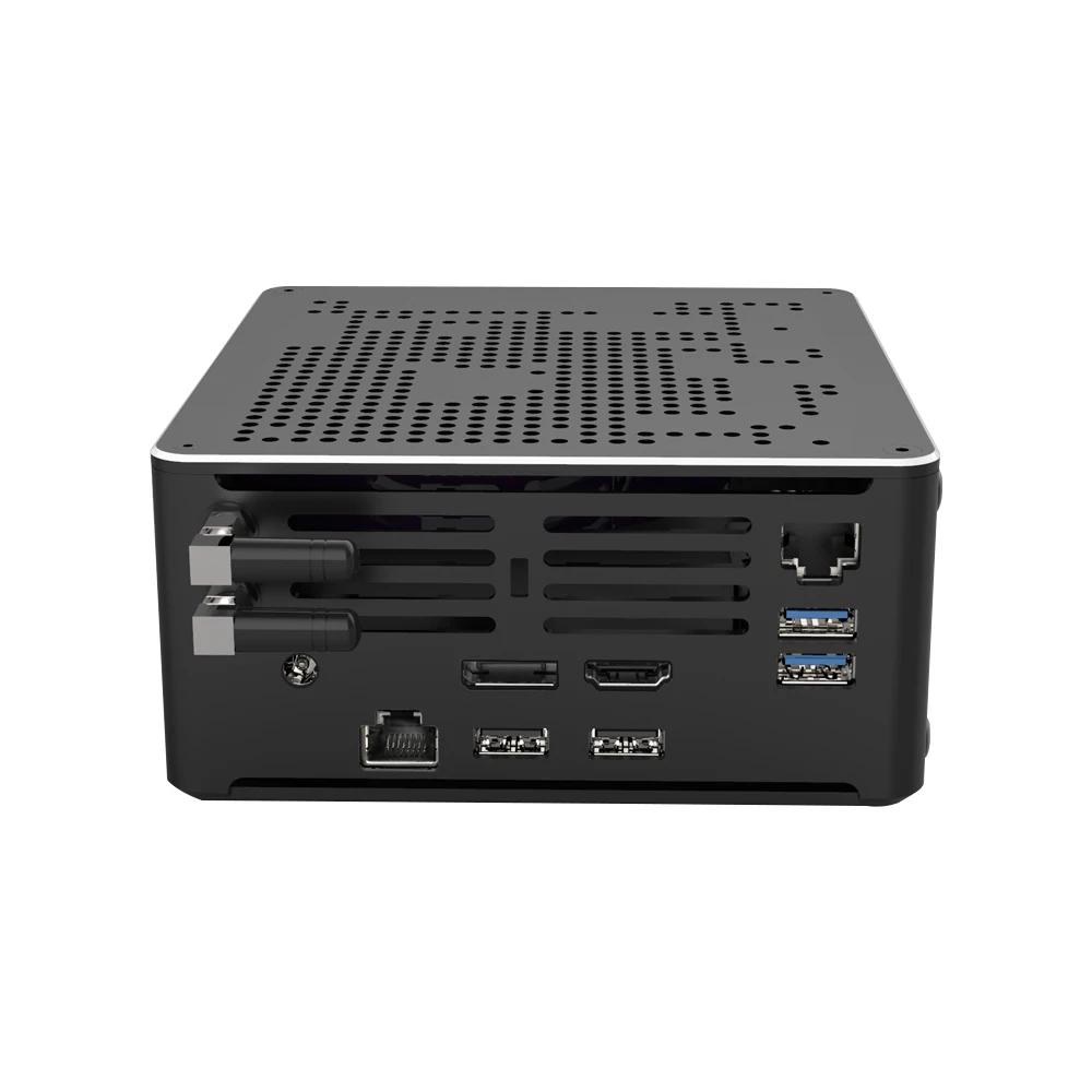 Игровой настольный компьютер Core i9 10980HK Xeon W-10885M E-2276M Mini Server PC 2 * DDR4 2 * NVME Dual Lan, офисный дизайнерский компьютер