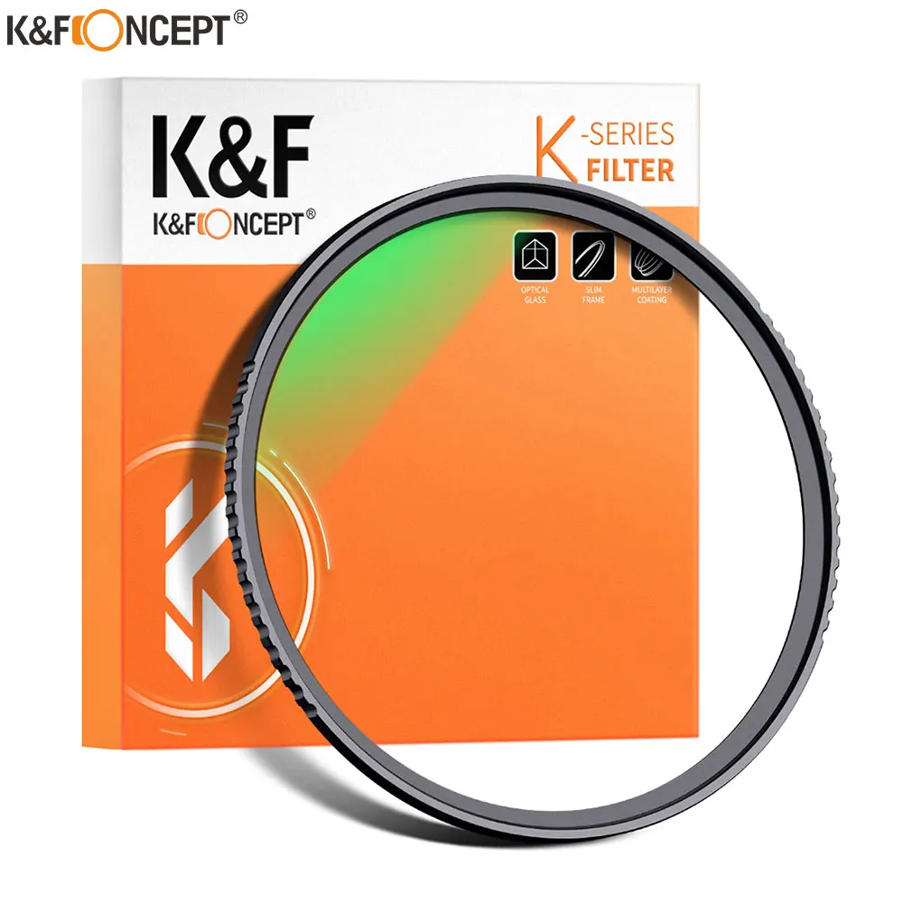 K & F CONCEPT UV Ống Kính MC Siêu Mỏng Quang Học Với Nhiều Phủ Bảo Vệ 37Mm 49Mm 52mm 58Mm 62Mm 67Mm 77Mm 82Mm
