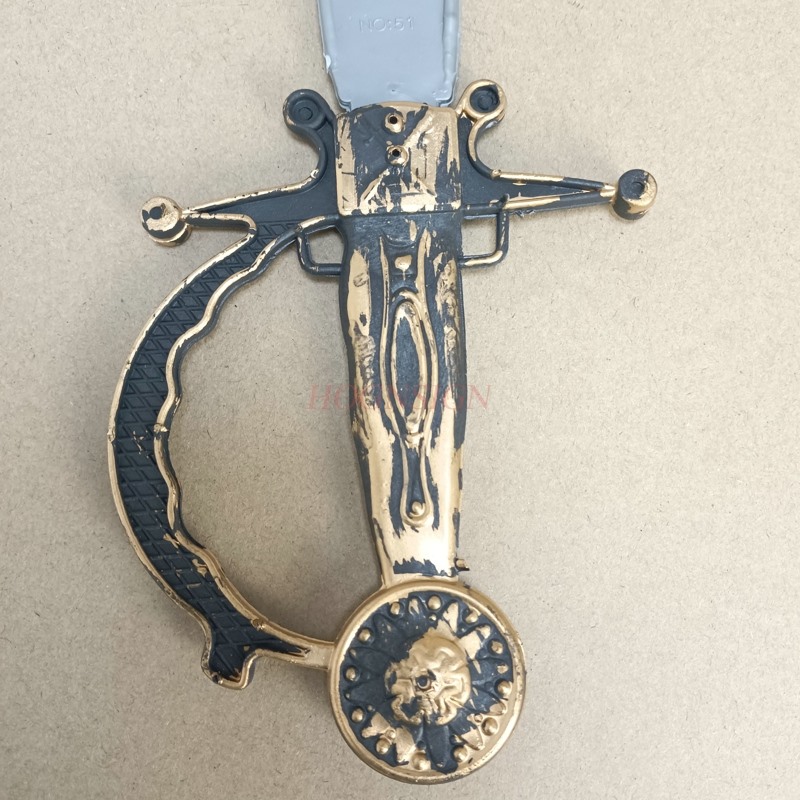 Женский пиратский меч для Хэллоуина, с искусственным мехом