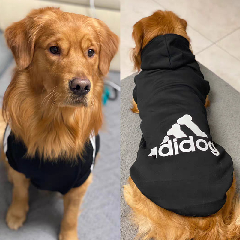 Sudaderas con capucha para mascotas, ropa Adidog para perros pequeños, chaqueta para cachorros, sudadera, abrigo, disfraz de Labrador, ropa para mantener el calor en otoño e invierno