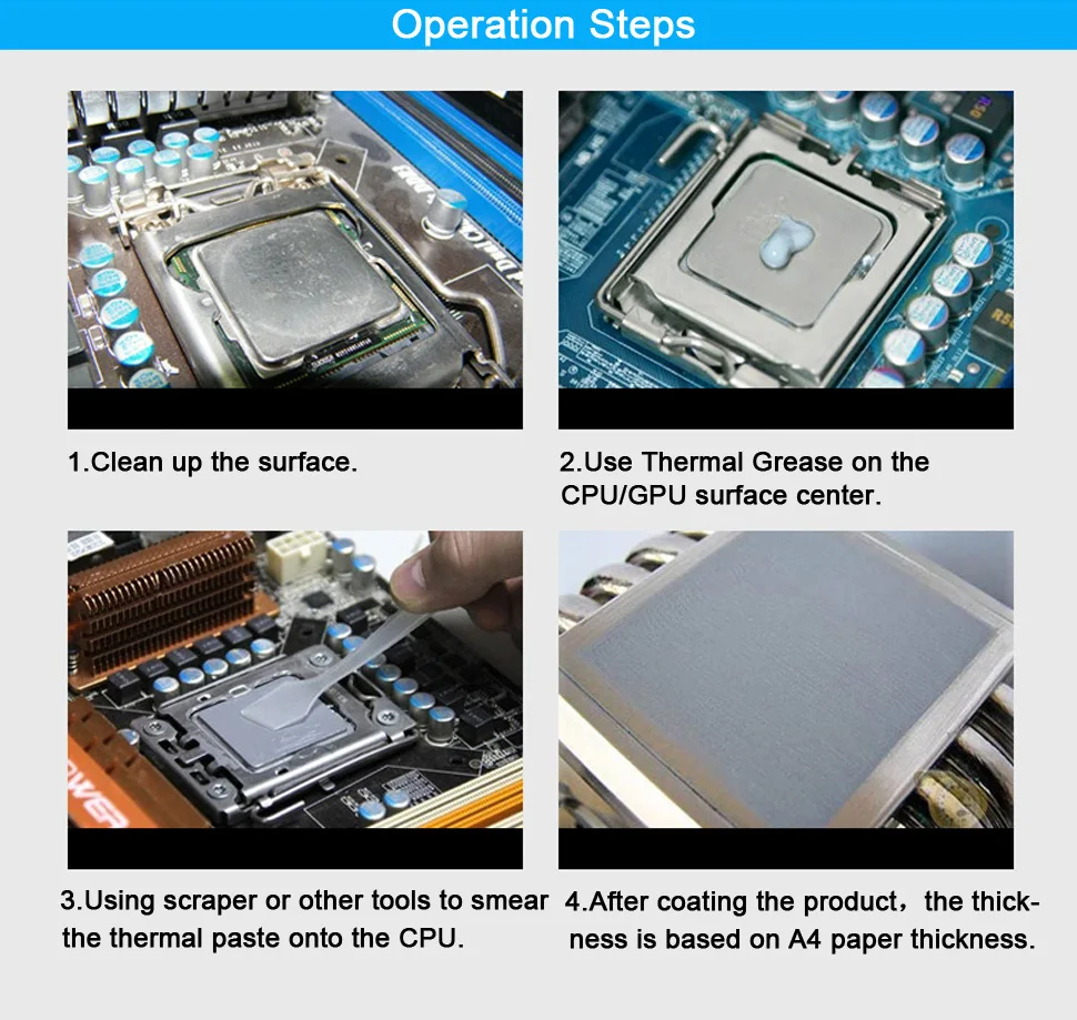 GD900 Koelpasta Pasta Geleidend 1g 7g 15g 30G Siliconen Gips Koellichaam Compound Hoge Prestaties koeler voor CPU GPU