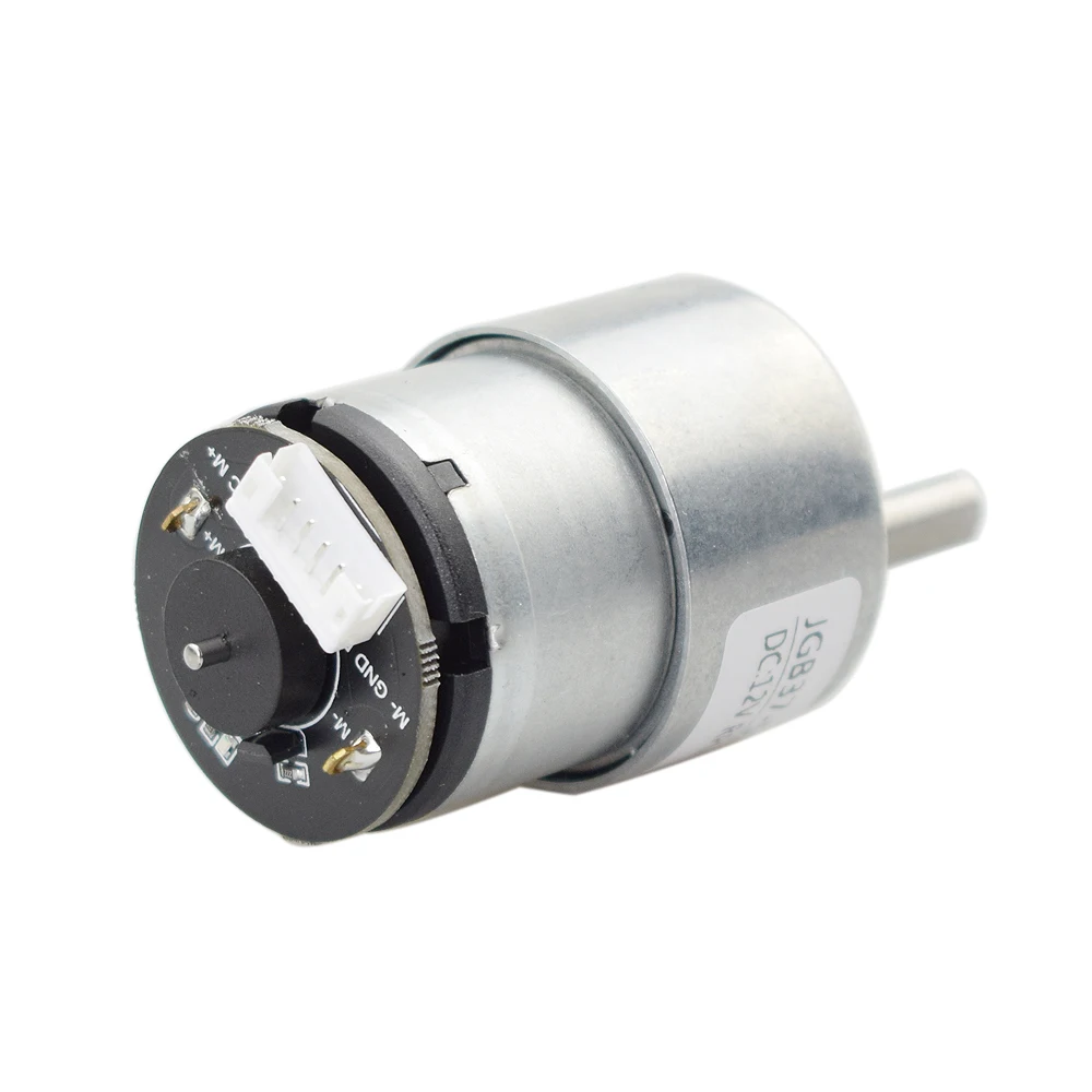 Motor alto da c.c. do torque de 12v 330rpm com codificador hall para o feedback da velocidade auto-balanceamento do chassi do carro do robô peças da roda de mecanum