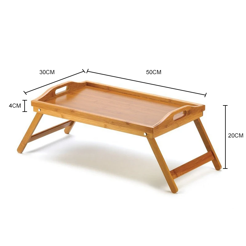 Portátil Bambu Laptop Desk, Mesa De Jantar Notebook para Sofá-cama, Standing Lap Table