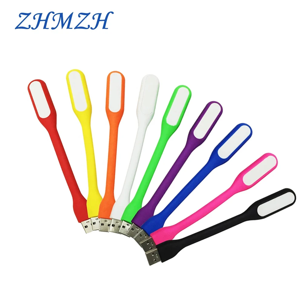 Mini lampada da lettura USB portatile con rotazione di 360 gradi 1.2W 6 luci notturne a LED lampada a risparmio energetico lanterna da campeggio