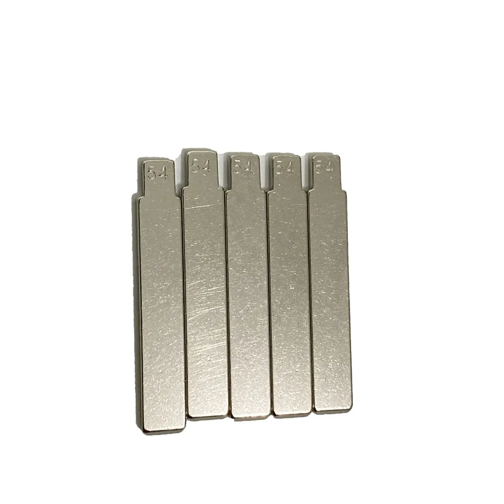 Keychannel 10 Chiếc 54 # KD Lưỡi Dao Lishi HU83 Chìa Khóa Xe Ô Tô Lưỡi Dao Cho Xhorse VVDI KD KEYDIY Flip Remote Cho đồng Hồ Xe Đạp Peugeot Thay Thế Lưỡi Dao