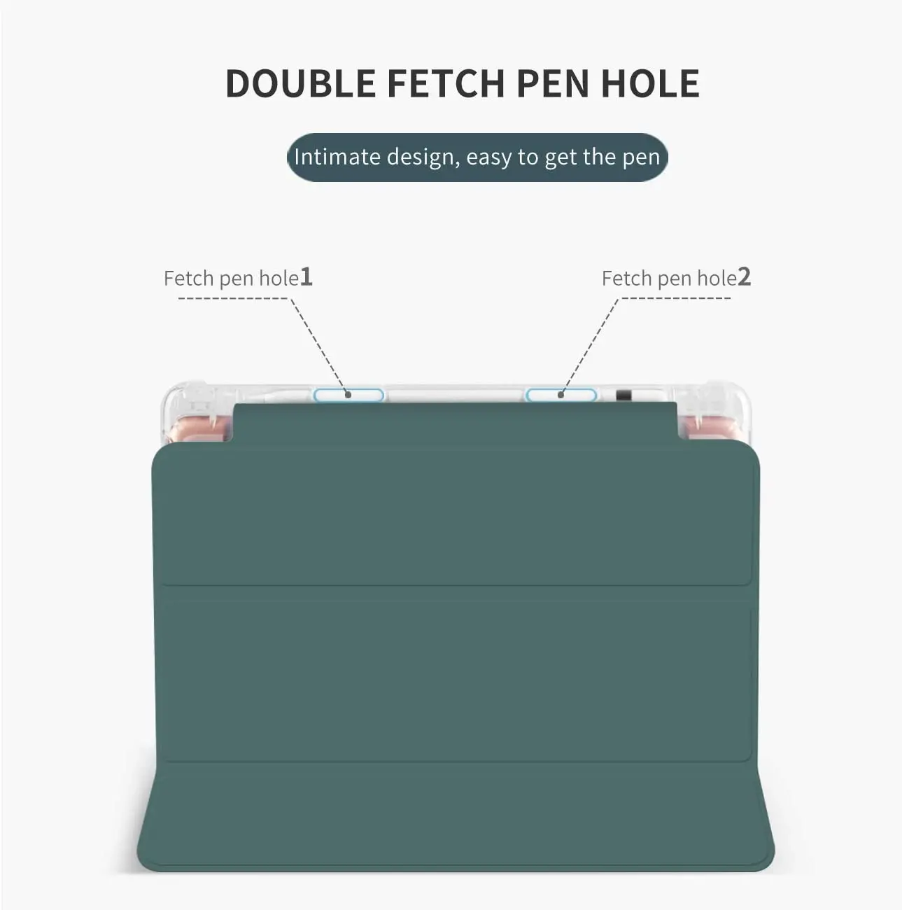 Casing untuk iPad Generasi Ke-8 2020 iPad 7th Gen 2019 Tutup Pelindung Folio Silikon dengan Tempat Pensil A2270/A2428 /A2429 Funda