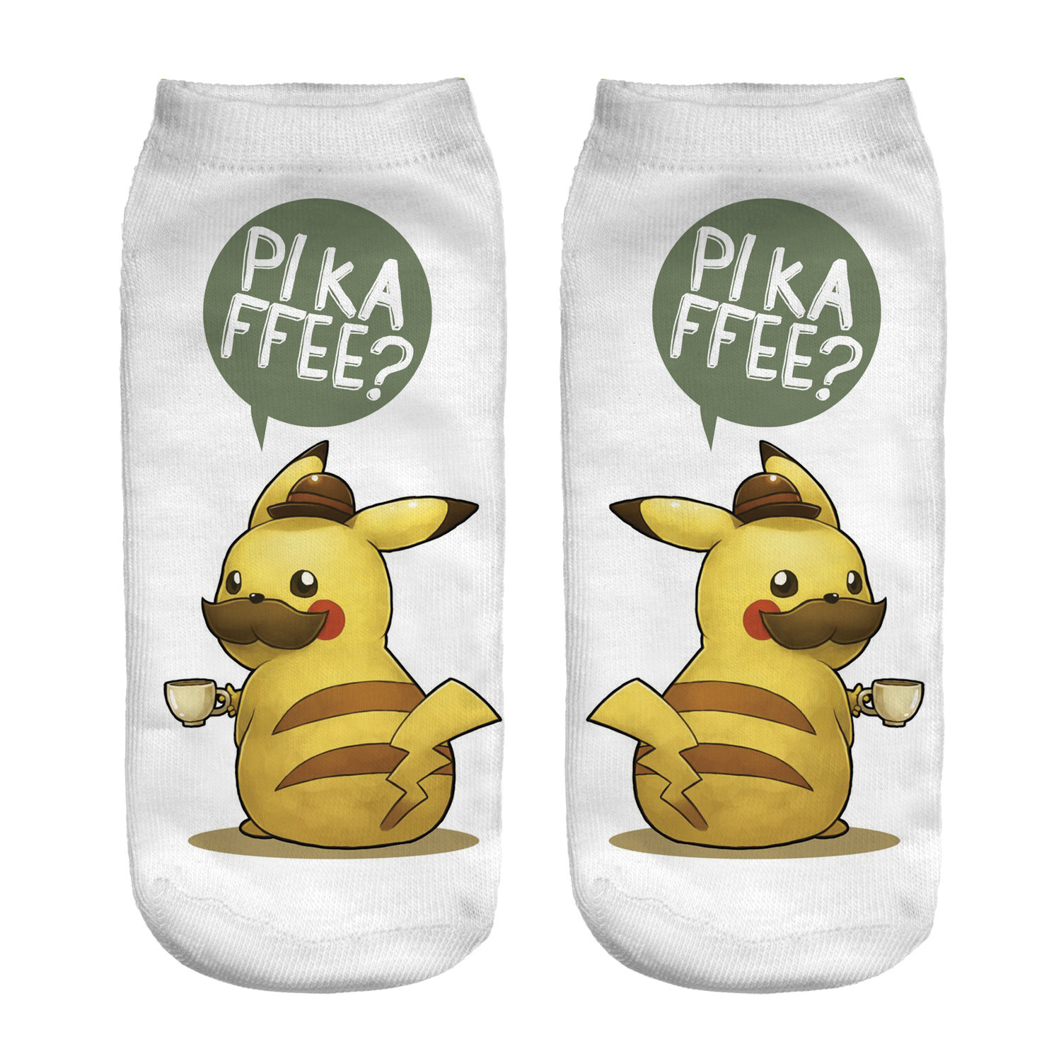Nuevos calcetines de algodón Pokemon Pikachu Pokemon Squirtle Charmander Bulbasaur Anime Cosplay hombres mujeres tobillo calcetines de algodón regalo de Navidad