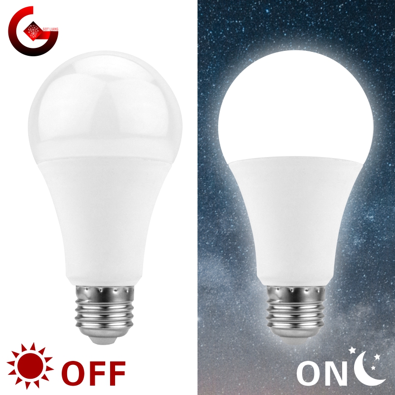 Dämmerung bis Morgendämmerung Glühbirne E27 5W 7W 9W 12W Sensor Außenleuchte AC 110V 220V 85-265V Tag Nachtlicht Auto ON/OFF LED Smart Lampe