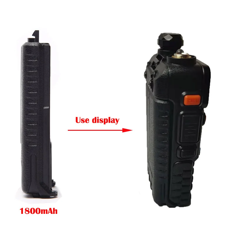 BAOFENG-UV-5R Аккумулятор, совместимый с Pofung UV5R UV-5RE DM-5R Plus Плюс BF-F8 RT5, аккумуляторная батарея, 1800 мАч, 3800 мАч