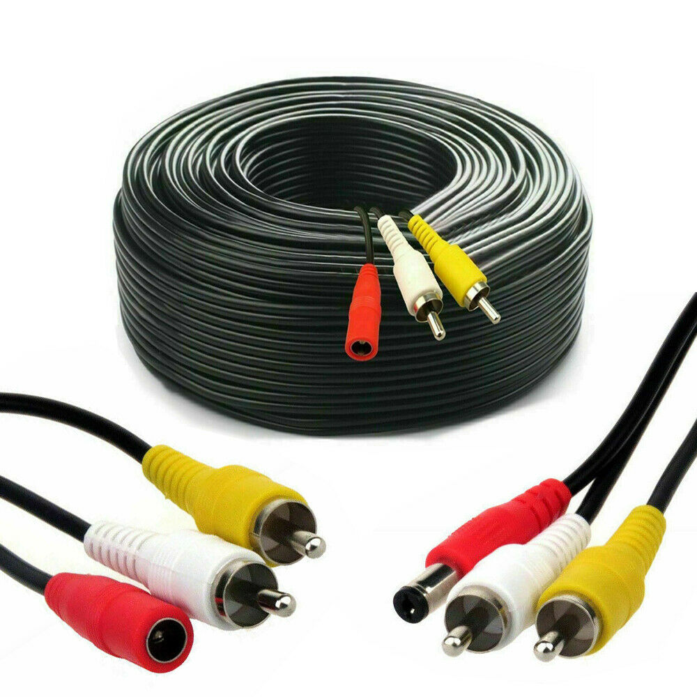 Camera Quan Sát Camera Nối Dài Cáp Âm Thanh RCA Video Phono Cung Cấp Điện Dẫn 5M Đến 15M