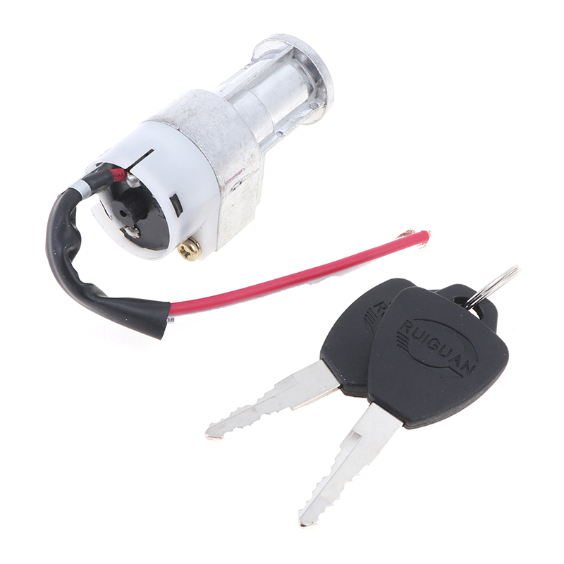 Universal Battery Mini Lock para Motocicleta, Bicicleta elétrica, 2 chaves