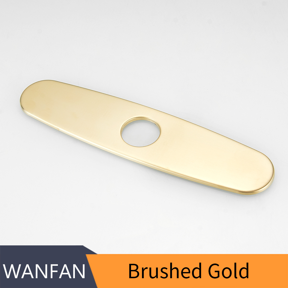 ก๊อกน้ำห้องครัวอุปกรณ์เสริม Hole Deck Plate 8 "ห้องน้ำอ่างล้างจานยังไม่ได้ใช้ติดตั้ง Escutcheon 4012