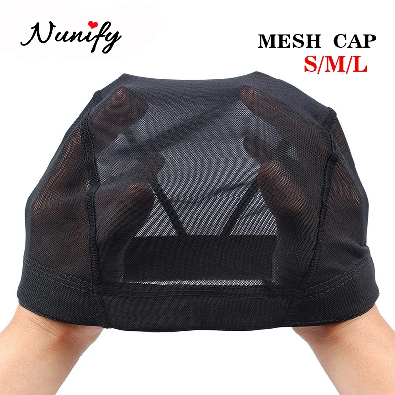Nunify 1 個 SML 卸売スパンデックスドームキャップボンネットペルー黒ヘアネットドームキャップ水泳かつらアクセサリー卸売