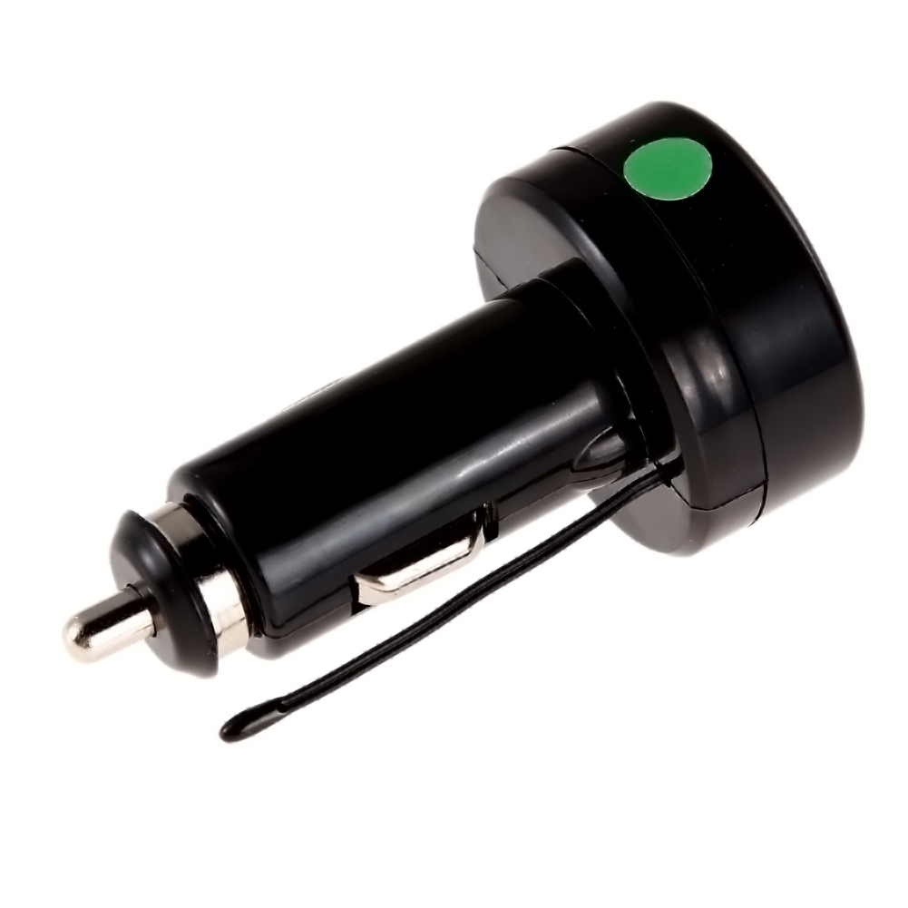 Termômetro automotivo 2 em 1, voltímetro e voltímetro digital com visor duplo universal, acessório para carros de 12v