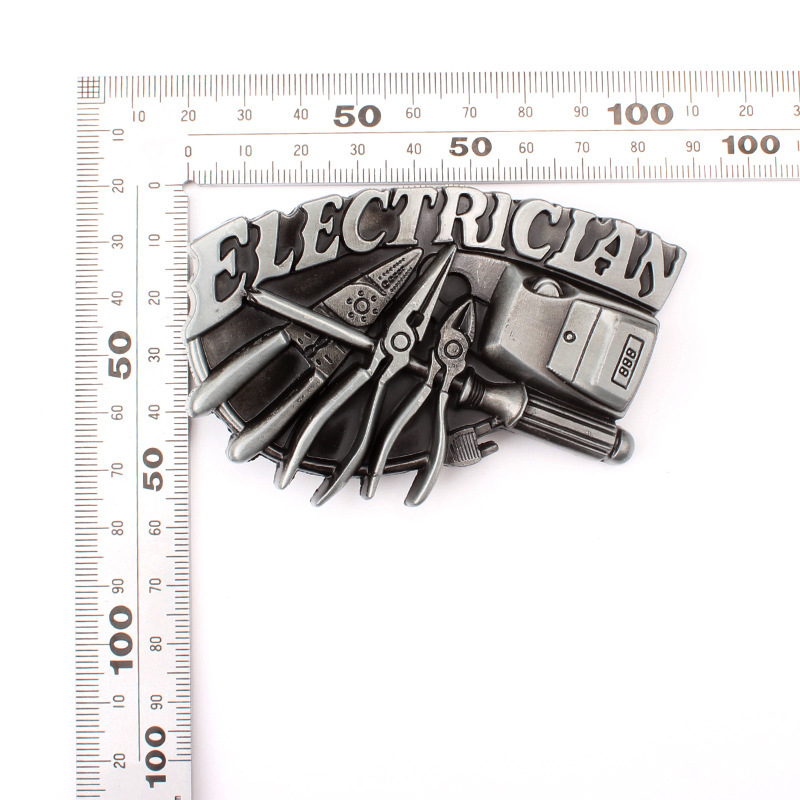 YonbaoDY  electrician Belt buckle 4cm width  waistband DIY Accessories Pliers screwdriver tool pattern