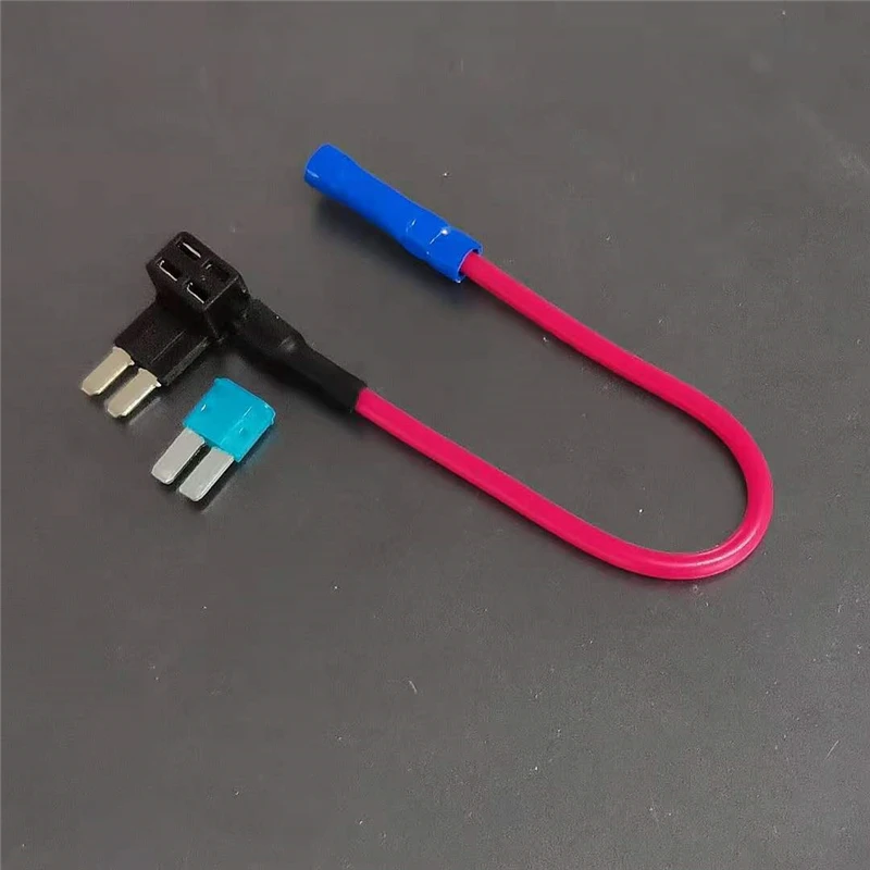 12V Sicherungshalter Add-a-Circuit TAP Adapter Micro2 Mini Kleiner Standard ATM APM Blade Autosicherung mit Halter mit 10A Blade Autosicherung