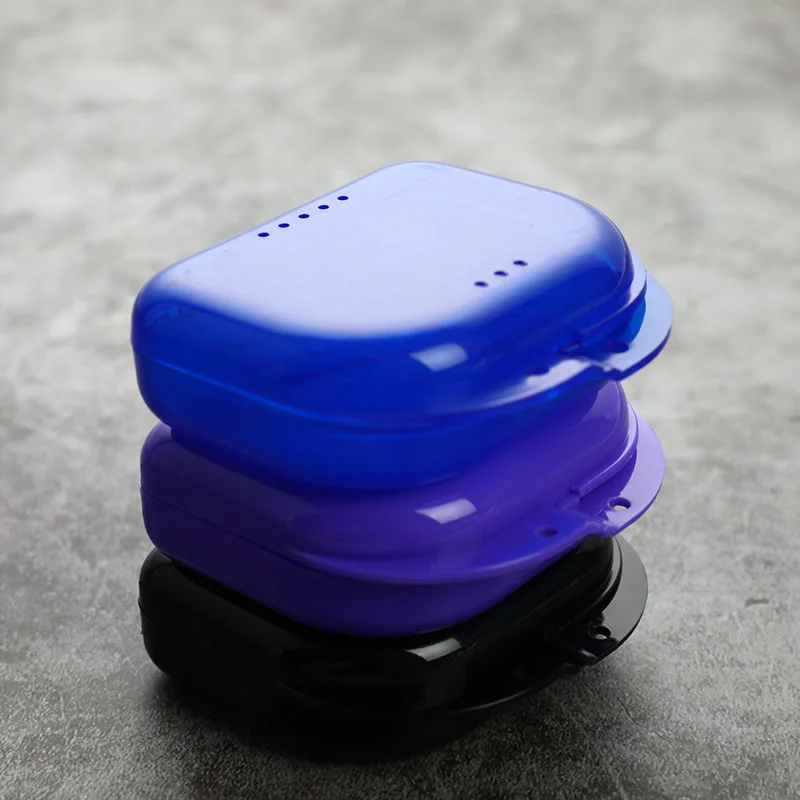 Răng Giữ Hộp Nẹp Bình Chứa Mouthguard Bảo Vệ Răng Giả Đựng Bụi