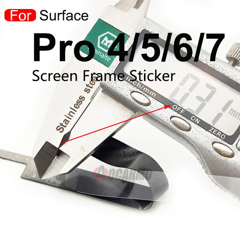 Para Microsoft Surface Pro 4 5 6 7 9 Pro3 Pro9 Pro5 Pro6 Pro7 libro 1 2 Book3 adhesivo pantalla LCD marco pegamento cinta adhesiva