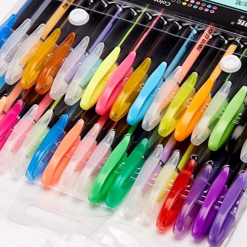 12 Cái/Bộ Bút Gel Bộ Lấp Lánh Bút Gel Cho Trường Văn Phòng Sách Tô Màu Dành Cho Người Lớn Trên Các Tạp Chí Vẽ Doodling Nghệ Thuật Đánh Dấu Khuyến Mãi bút