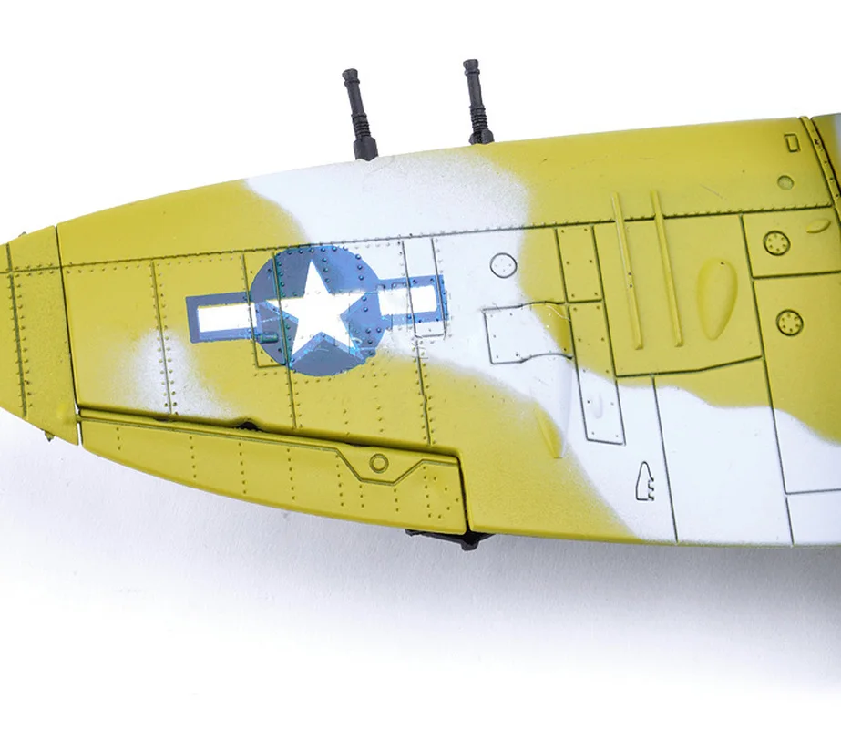 22 ซม.4D ของเล่น DIY Fighter ประกอบบล็อกอาคารเครื่องบินทหารชุดแขน WW2 เยอรมนี BF109 UK Hurricane Fighter
