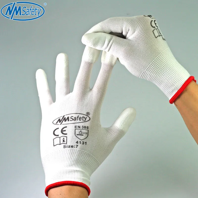 Anti Static ESD Safe Universal White Gloves Electronic Working Gloves PC Computer Antiskid for Finger Protective Free Shipping