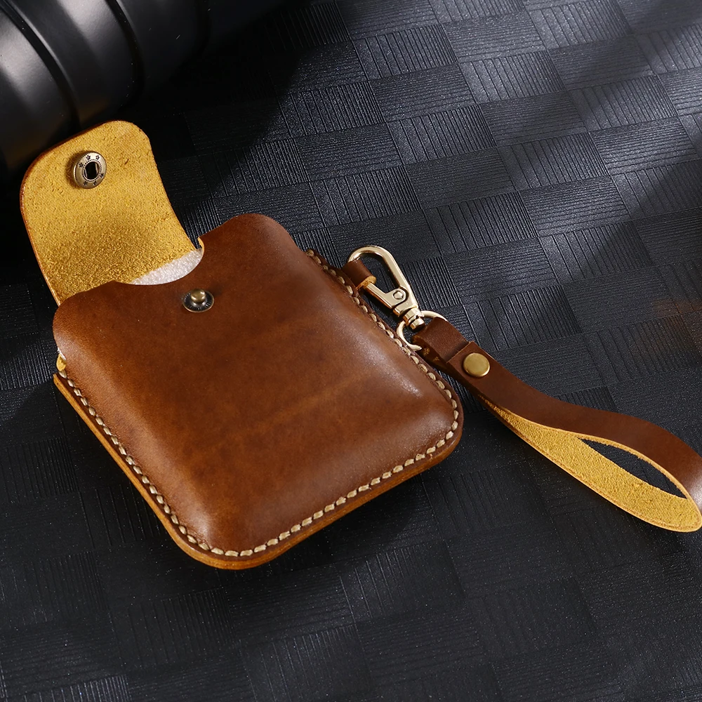 Sarung Casing Penutup untuk Samsung Galaxy Z Flip3 5G dengan Penjepit Sabuk untuk Samsung Galaxy Z Flip 3 Kulit Asli Tas Pinggang