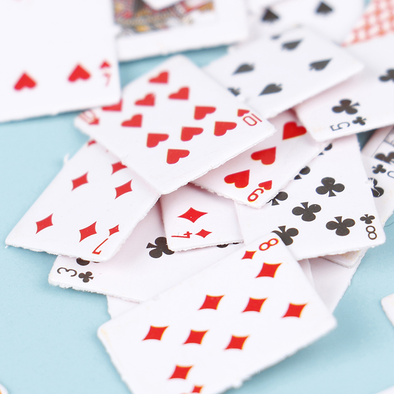 Dễ Thương 1:12 Thu Nhỏ Trò Chơi Game Mini Nhà Búp Bê Chơi Bài Thu Nhỏ Cho Búp Bê Phụ Kiện Trang Trí Nhà Chất Lượng Cao