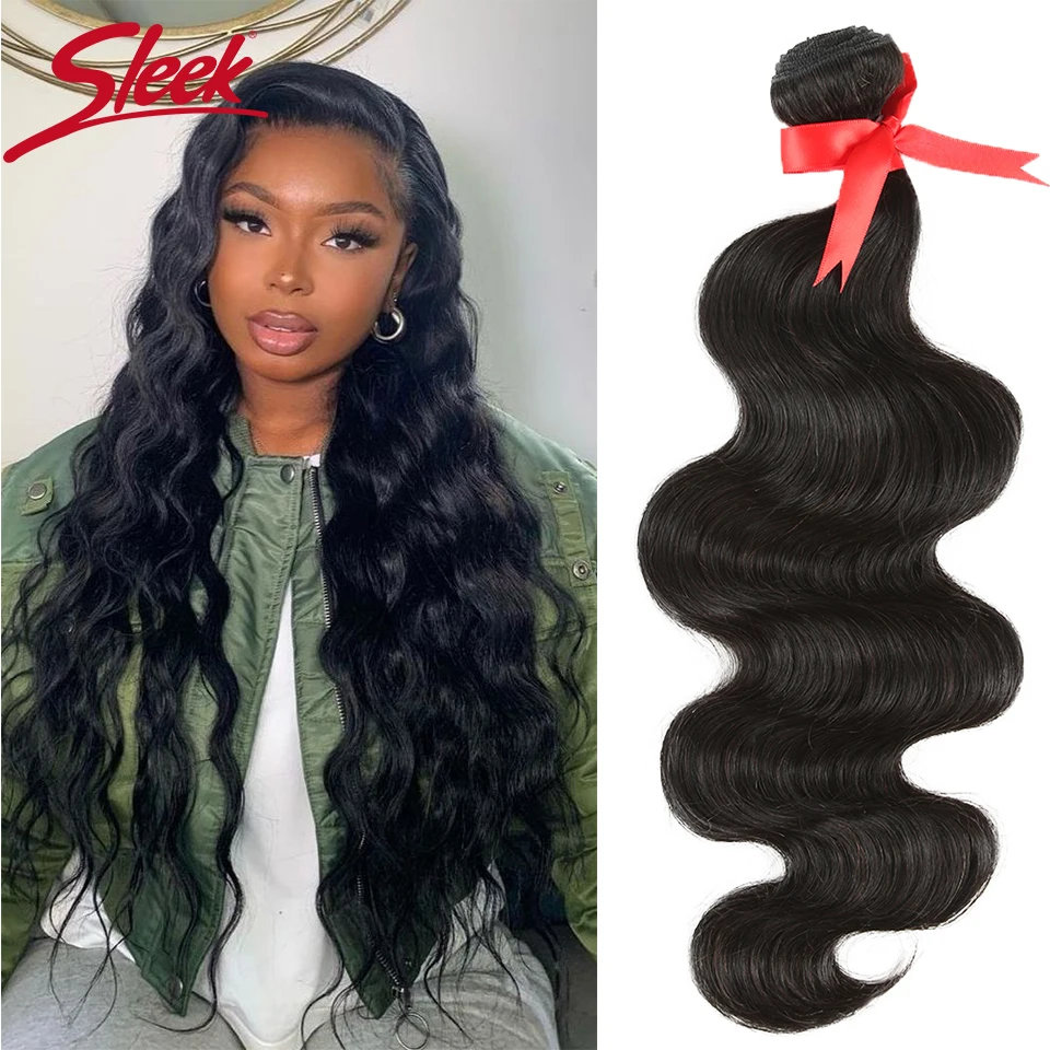 Elegante 28 Polegada pacotes de cabelo humano para as mulheres extensões de cabelo onda do corpo único pacotes naturais extensões de cabelo humano brasileiro