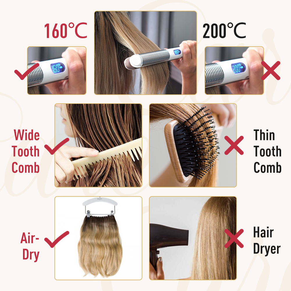 Moreoo – Extensions de cheveux naturels Remy lisses et soyeux avec bande adhésive, 100% vrais cheveux à reflets blond cendré extension bande adhésive naturel adhésifs rajout cheveux