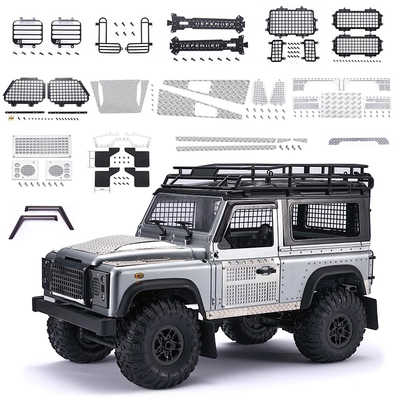 Kim Loại OP Mô Phỏng Đồ Trang Trí Phụ Kiện Diy Cho MN Mẫu D90 D91 MN99 MN99S 1/12 RC Xe Cửa Sổ Lưới Nâng Cấp Dự Phòng các Bộ Phận