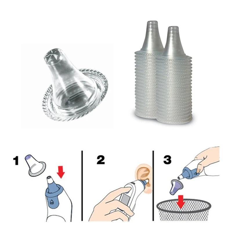 Couvercle de filtres d'objectif de remplacement pour thermomètre auriculaire, 20 pièces/lot, pour utilisation Thermoscan Braun