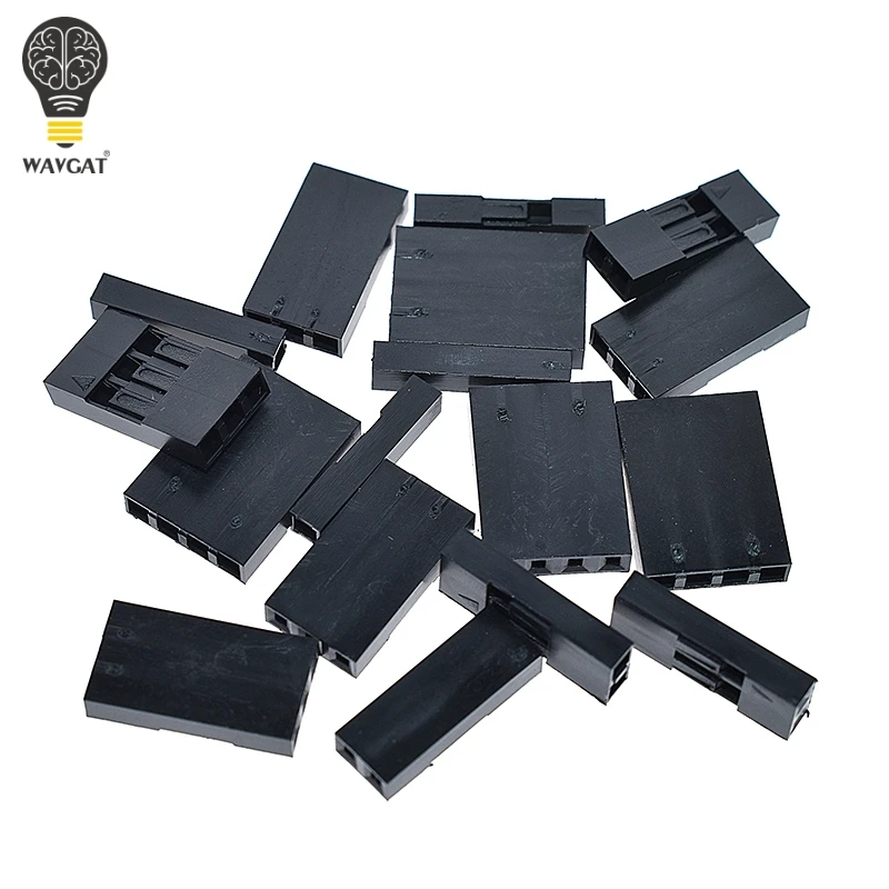 100 Chiếc Bật Lửa Dupont Đầu 2.54Mm 1X 1P 2P 3P 4P 1X1P 1X2P Dupont Vỏ Nhựa pin Đầu Kết Nối Dây Nhảy Dây Cáp Nhà Ở Cắm Nữ