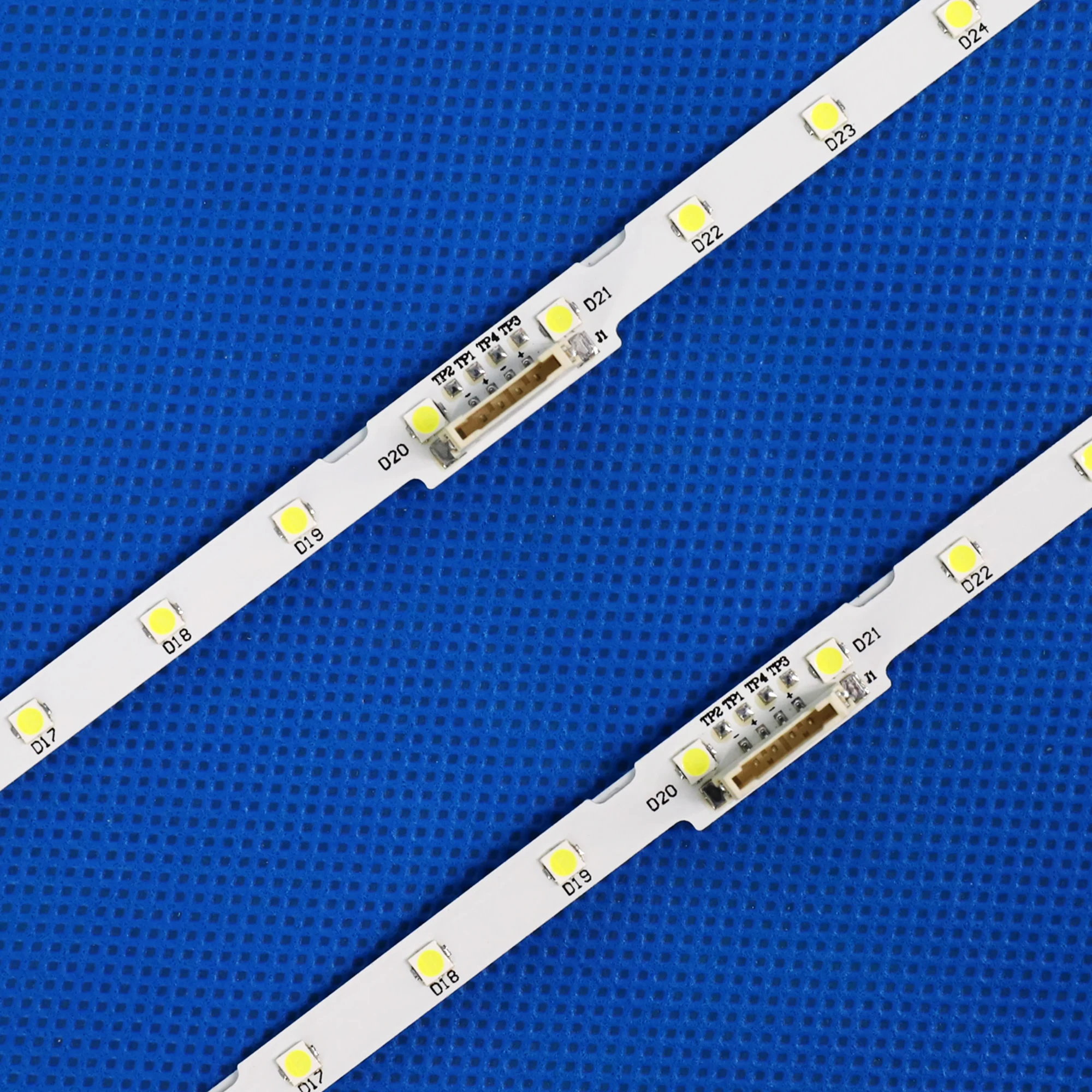 Tira de retroiluminação LED (2) para Samusng UE55NU7100 UE55NU7105 55NU7100 BN96-45913A 46033A STS550AU9 UE55NU7170 UE55NU7300 UE55NU7400