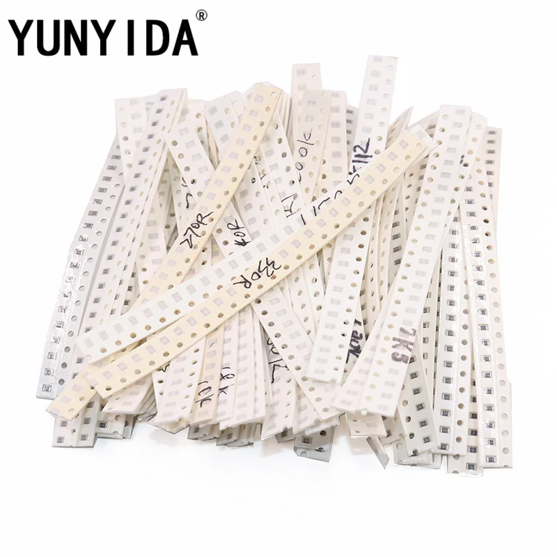 0805 SMD Resistor Kit Assorted Kit 1ohm-10M ohm 1% 60valuesX 25pcs=1500pcs Sample Kit