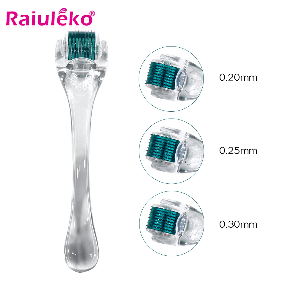 Tiến Sĩ 540 Micro Lăn Kim Titan Dermaroller Microniddle Lăn Mặt 0.2/0.25/0.3Mm Mesoroller Cho Tóc mọc Nóng