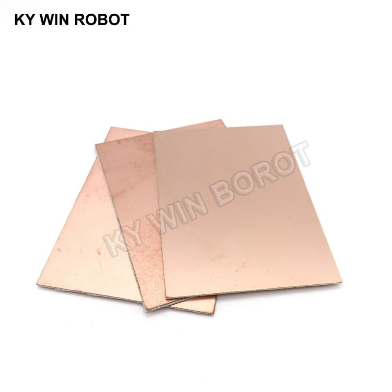 5 uds FR4 PCB placa revestida de cobre de doble cara DIY PCB Kit placa de circuito laminado 7x10cm