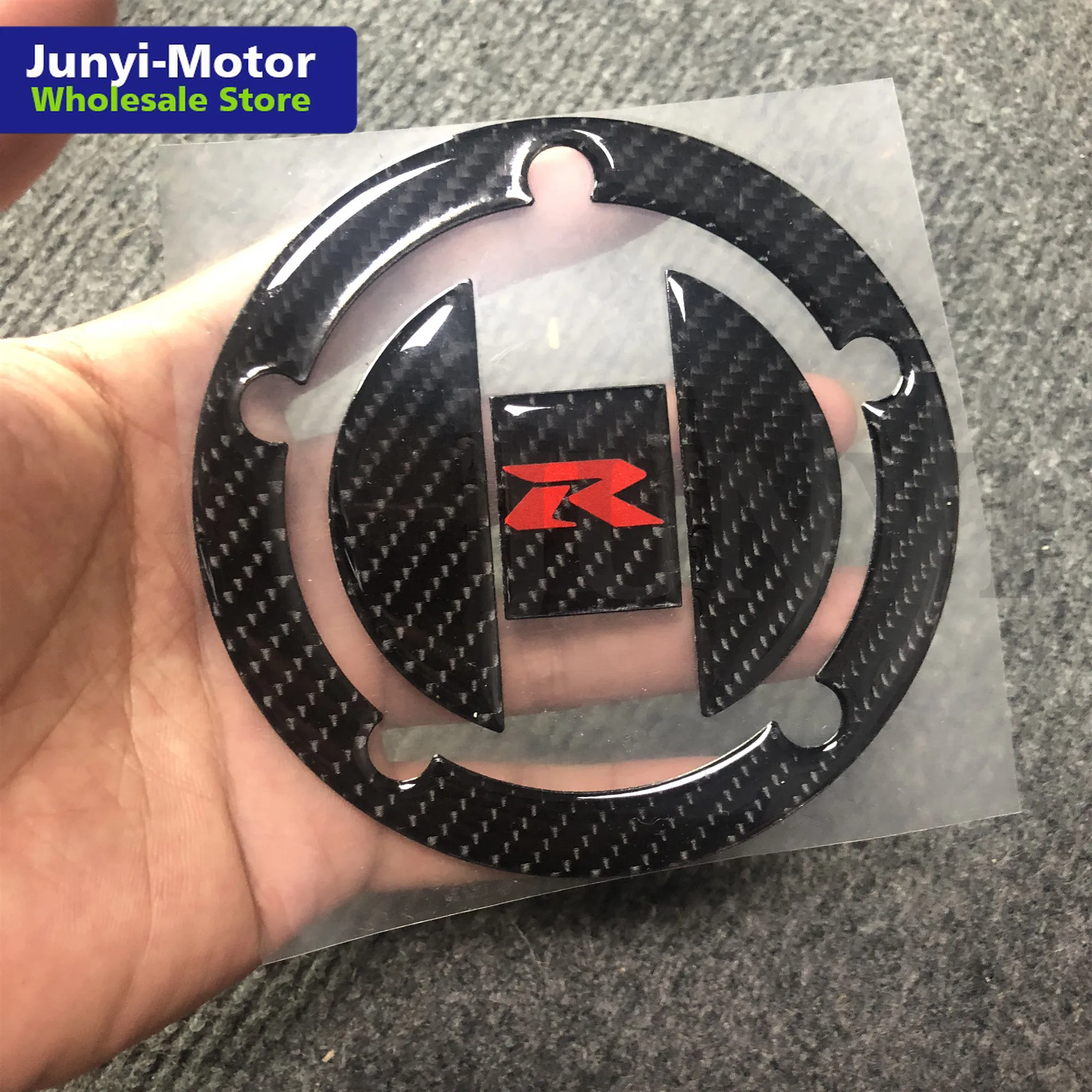 3D Sợi Carbon Bình Nhiên Liệu Bao Da Nắp Miếng Dán Kính Cường Lực Cho Suzuki GSXR GSX-R 600 750 1000 GSX1300R SV1000 SV650 Đua Xe Máy decal