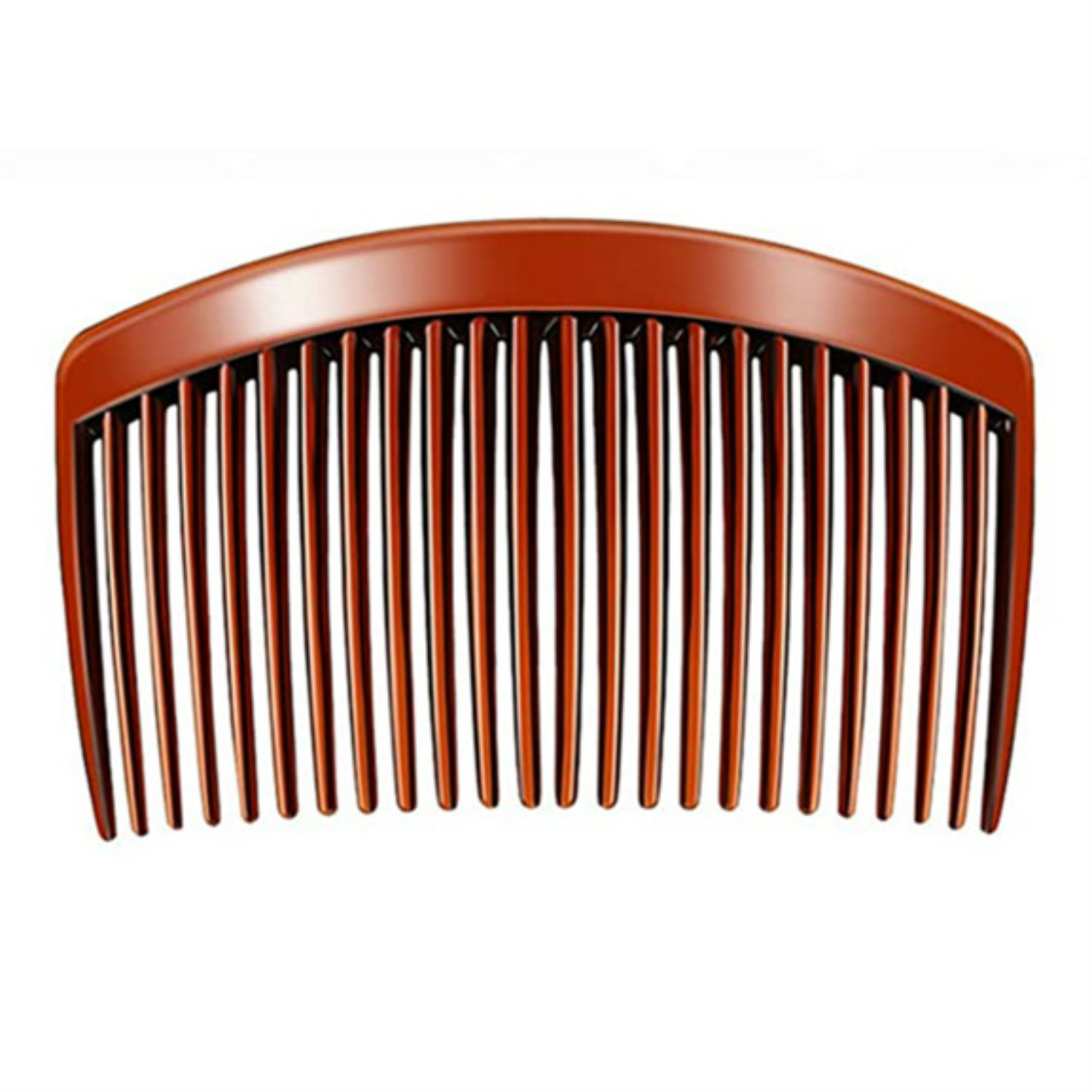 Peine de plástico para mujer, accesorio para el cabello fino con 23 dientes, 4 colores, 1 unidad