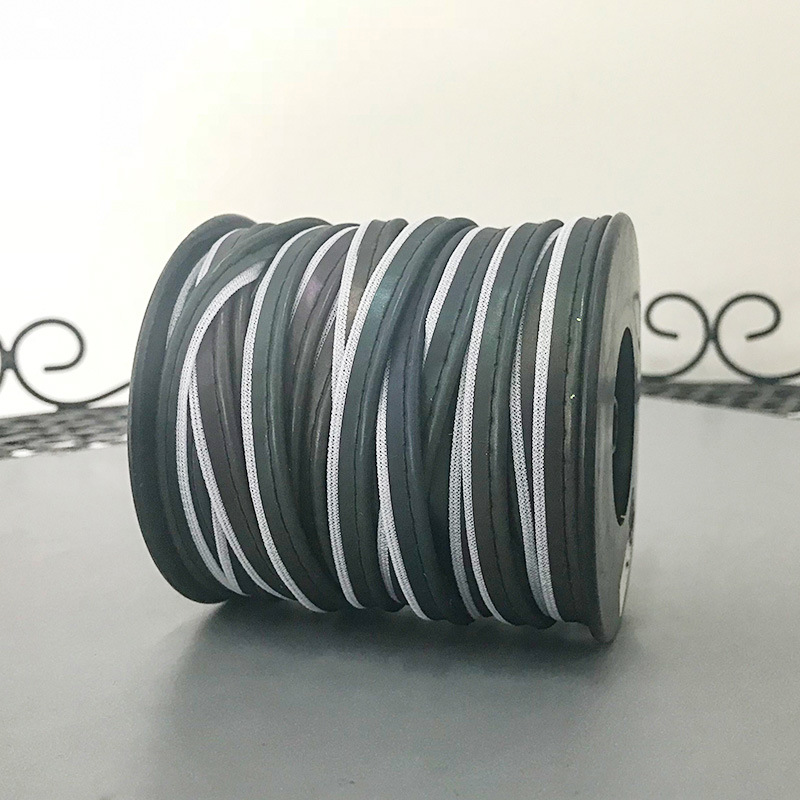 Bunter regenbogenfarbener reflektierender Paspelstreifenstoff für die Kantenabdeckung auf Kleidung, Taschen, Schuhen, 5 Meter